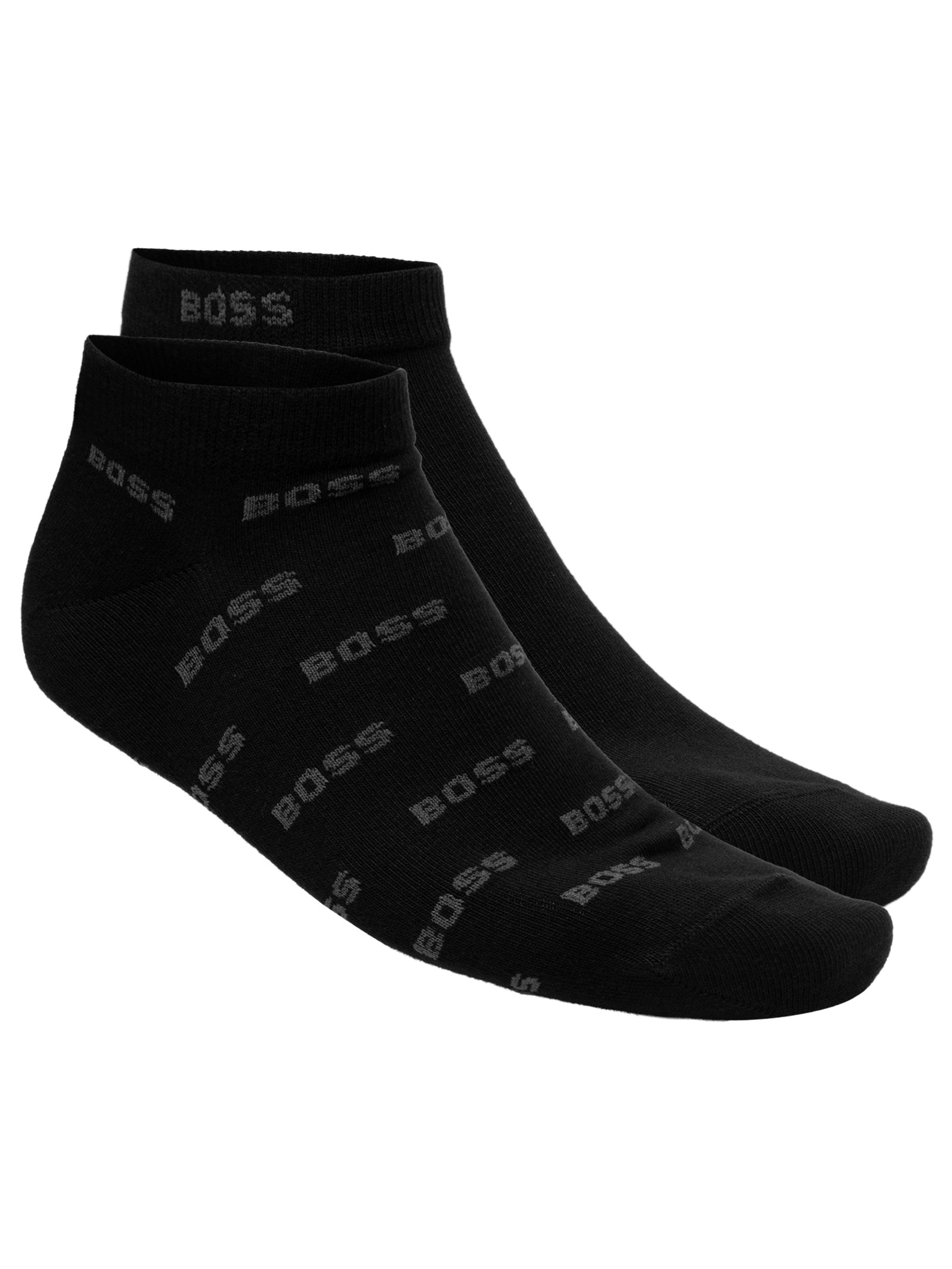 Kit Meia Masculina 2 Pares Allover CC Preto Boss