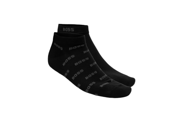 Kit Meia Masculina 2 Pares Allover CC - Preto