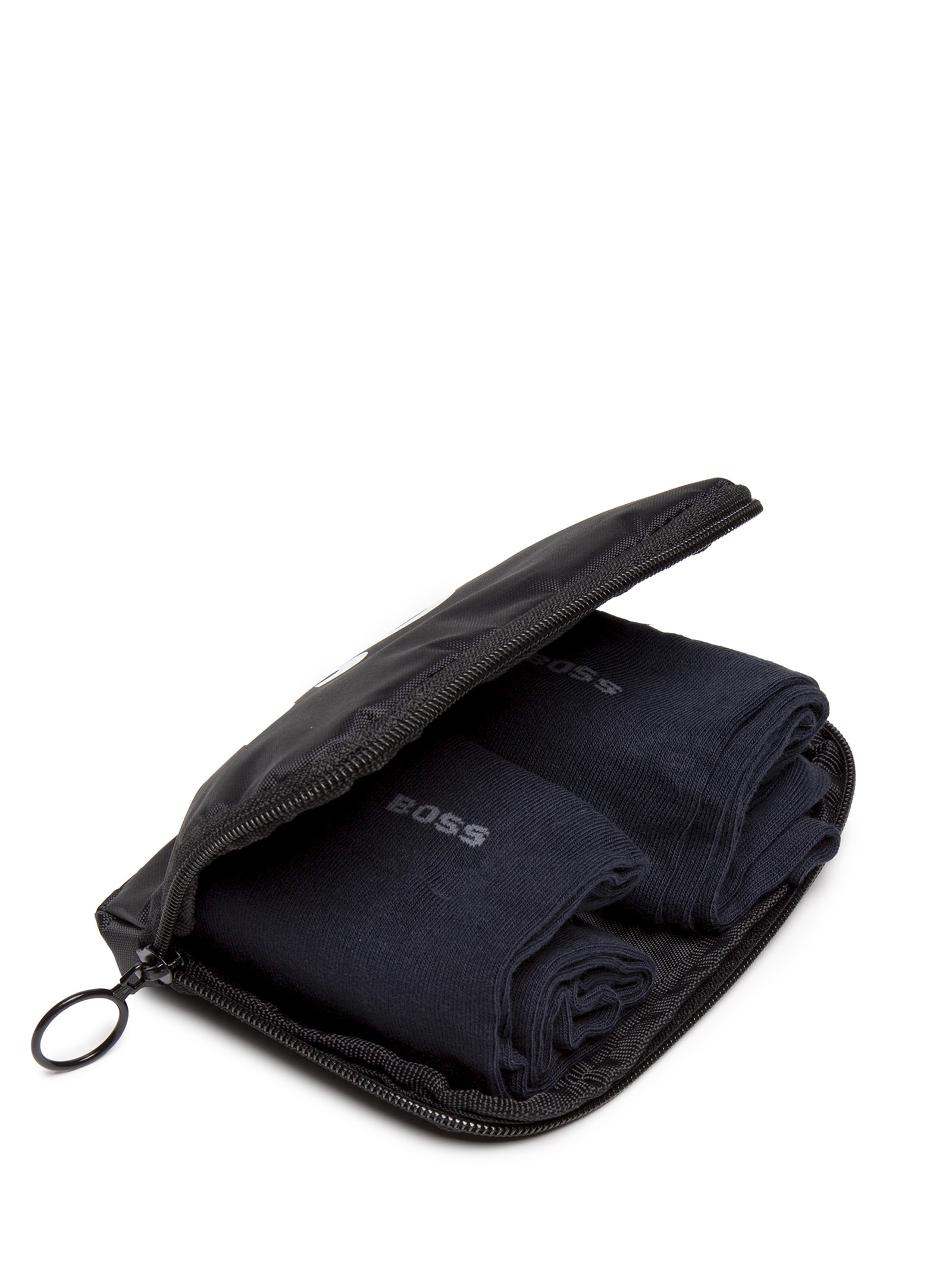 Kit Meia Masculina 2 Peças Gifset Bag Azul Boss