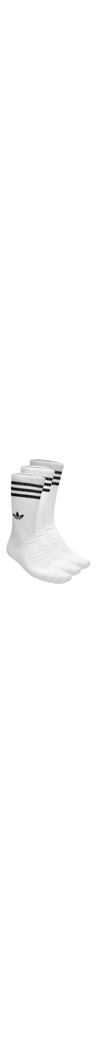 Kit Meia Masculina 3 Listras 3 Pares - Branco