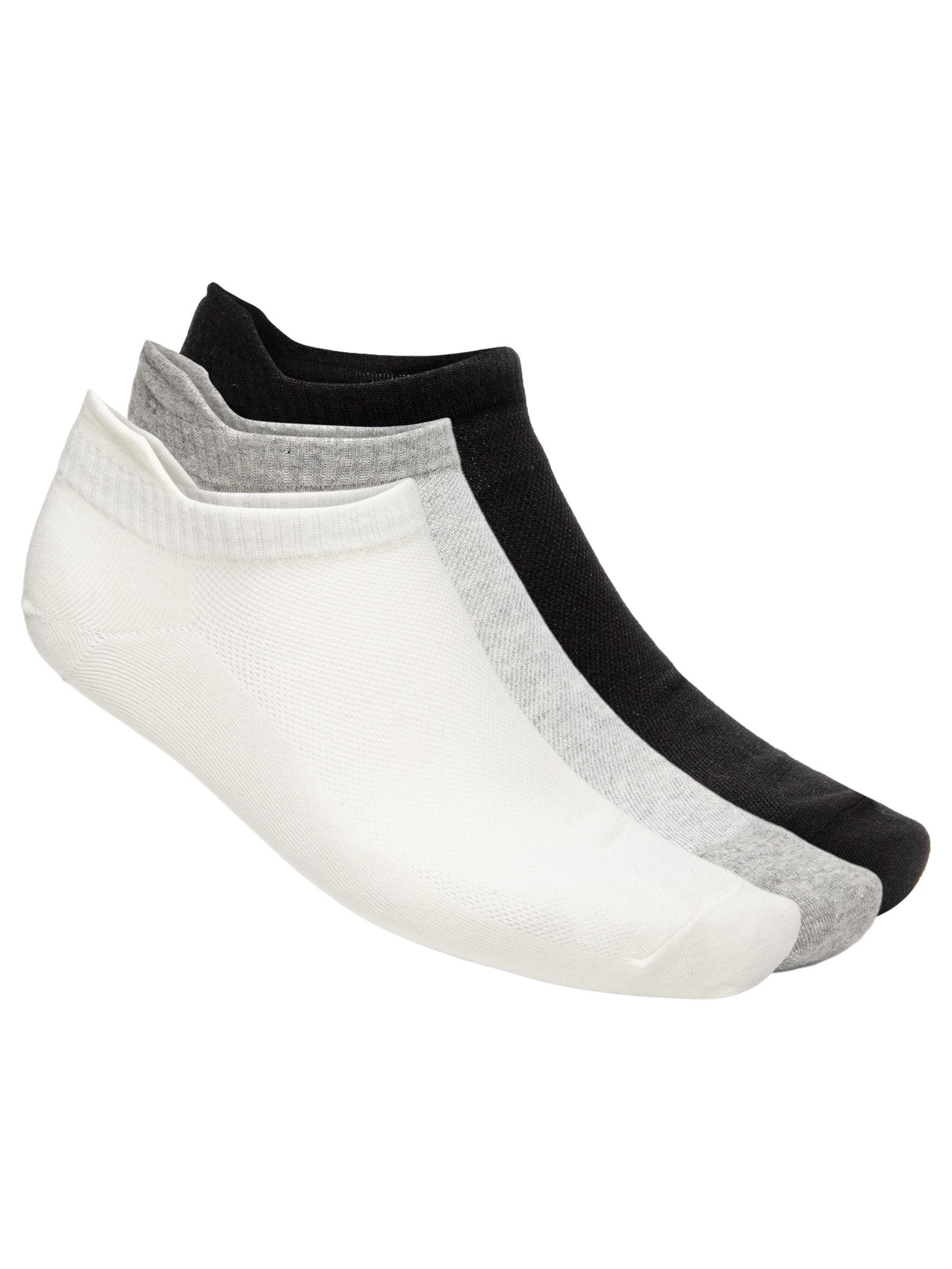 Kit Meia Masculina Cano Baixo Algodão Preto Basiq Men