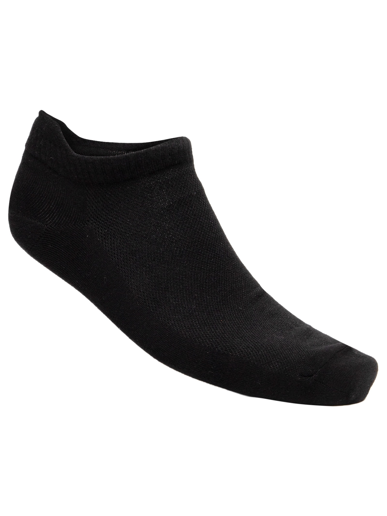 Kit Meia Masculina Cano Baixo Algodão Preto Basiq Men