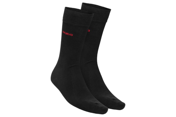 Kit Meias Masculinas 2 Peças Regular  - Preto