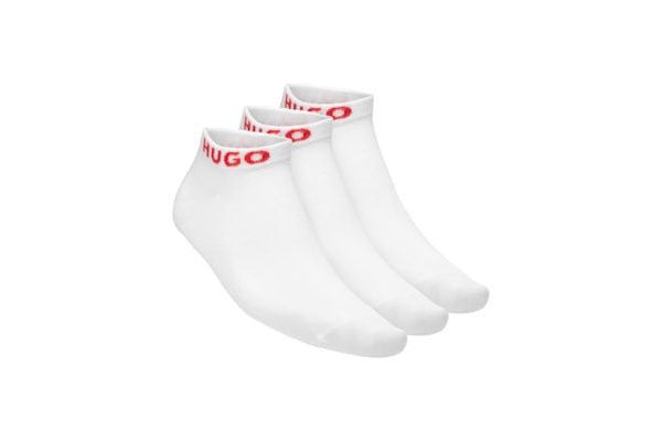 Kit Meias Masculinas 3 Peças Ankle Lenght - Branco