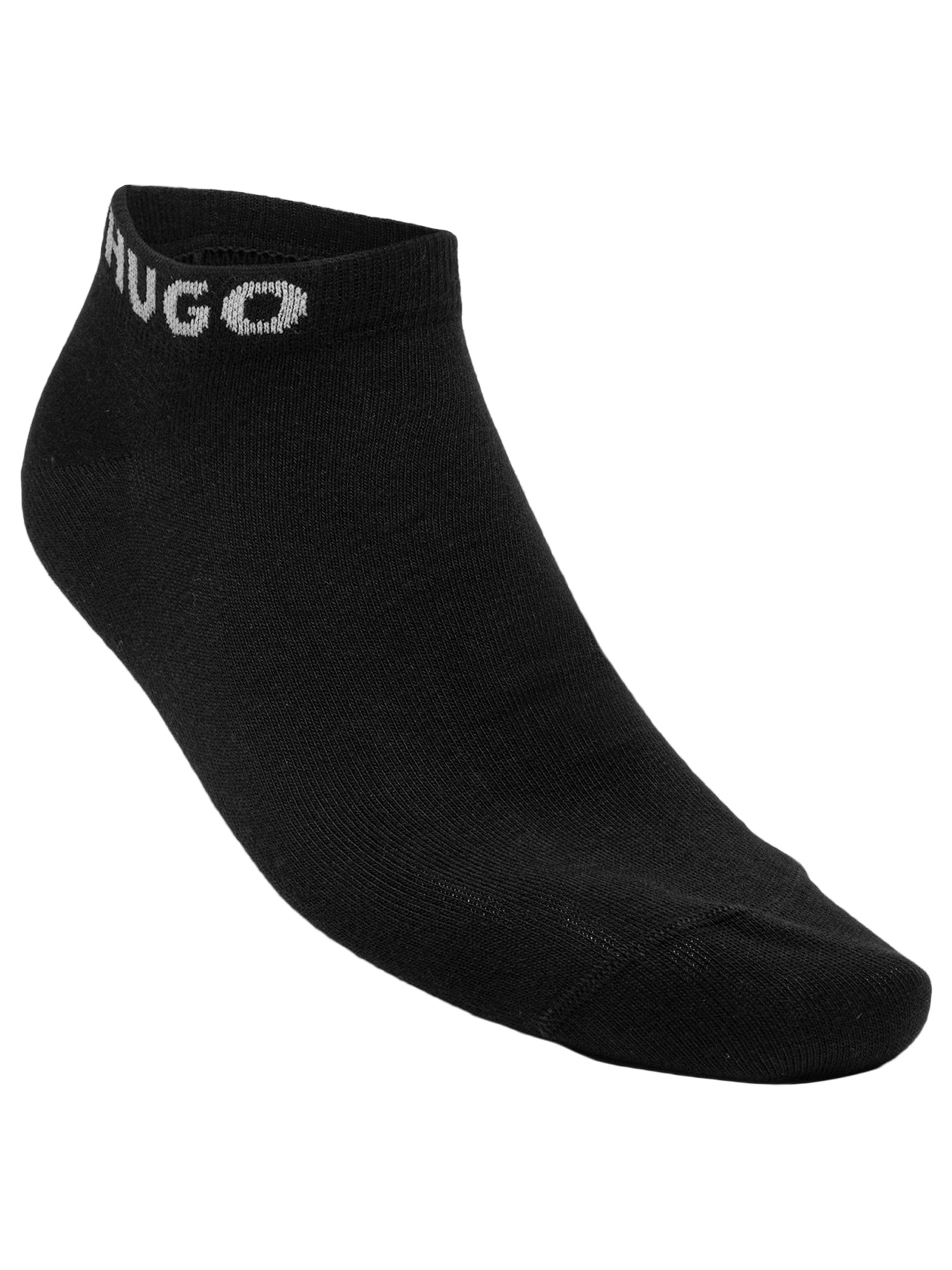 Kit Meias Masculinas 3 Peças Ankle Lenght Preto Hugo