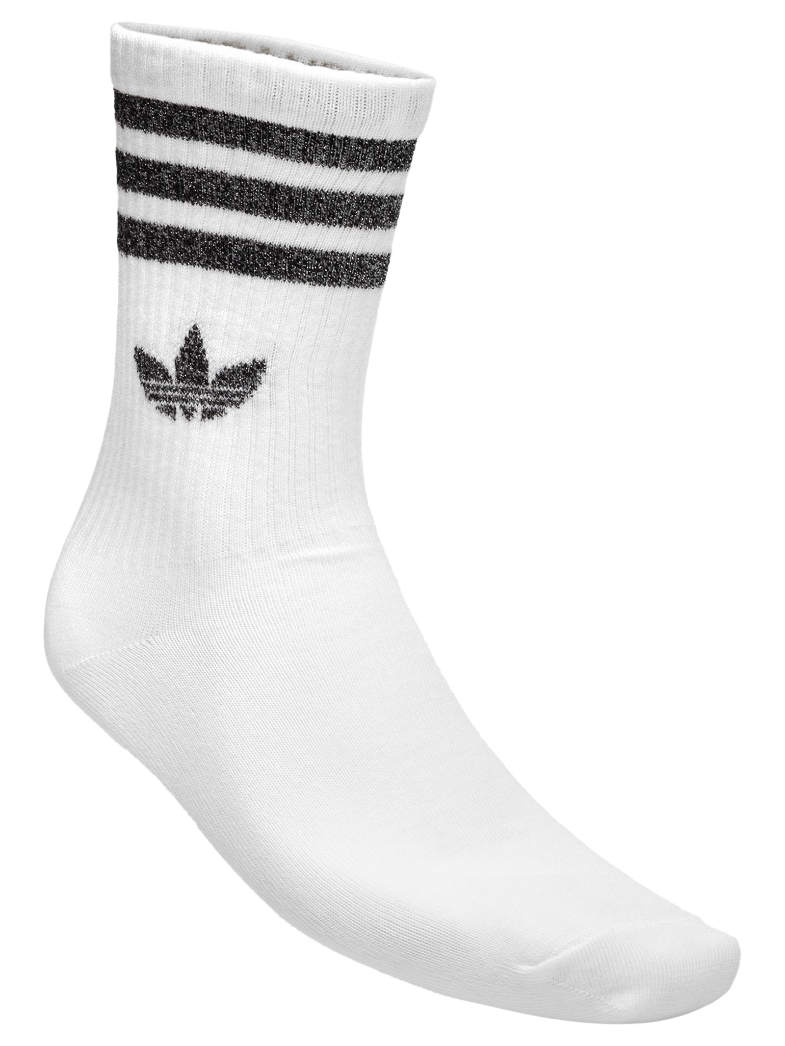 Kit Meias Masculinas Longas 3 Pares Branco Adidas Originals