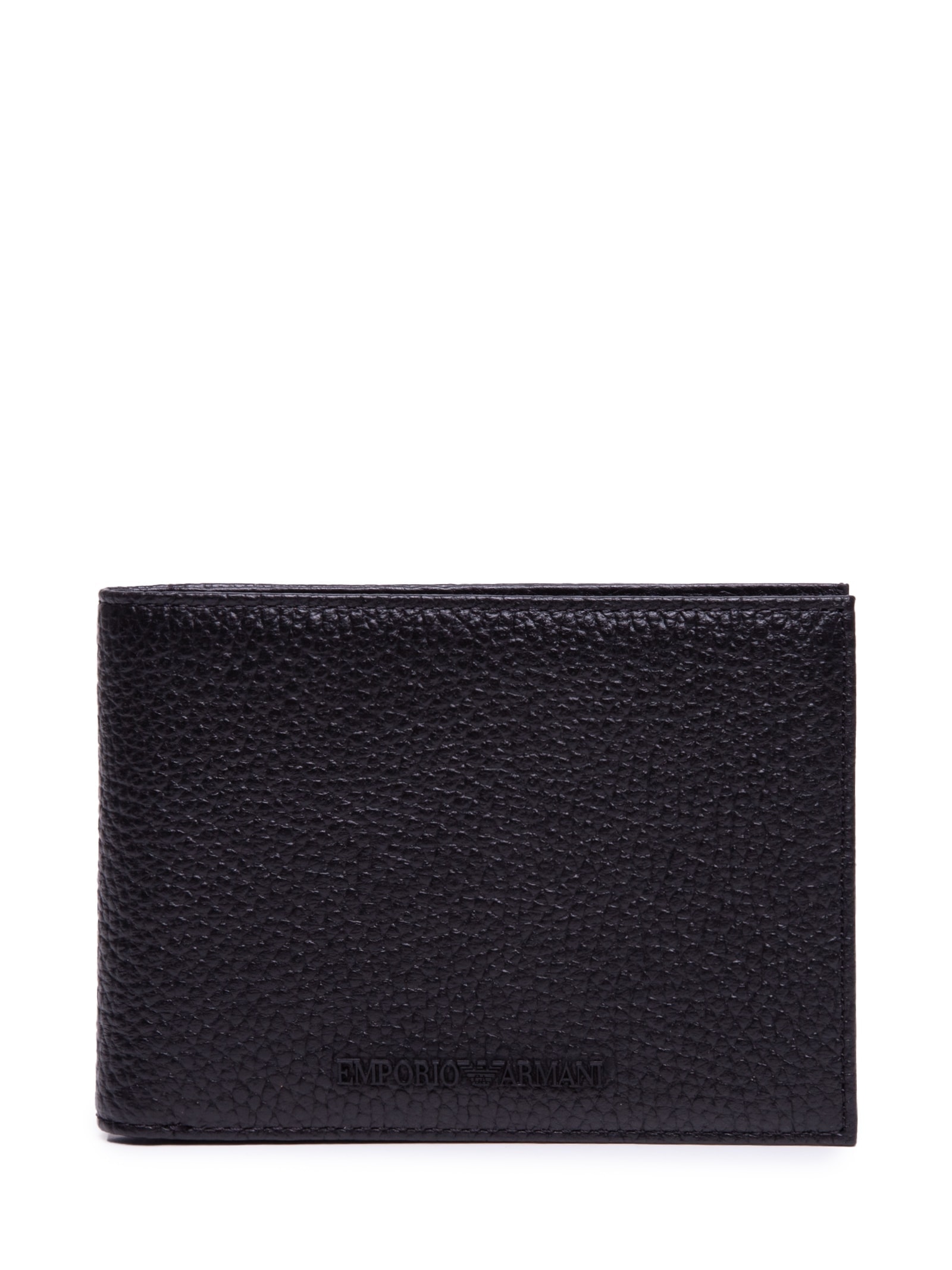 Kit Presente Chaveiro E Carteira Preto Emporio Armani