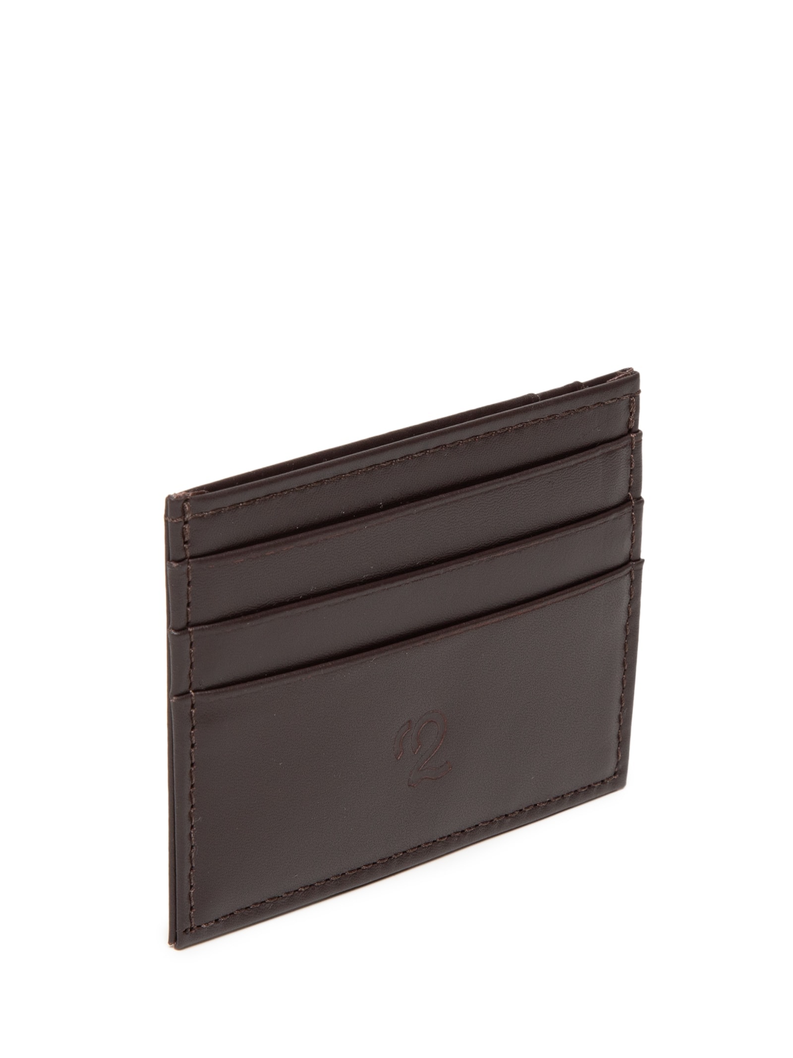 Kit Presenteável Masculino Cinto E Porta Cartão Couro Legítimo Marrom '2 Essential
