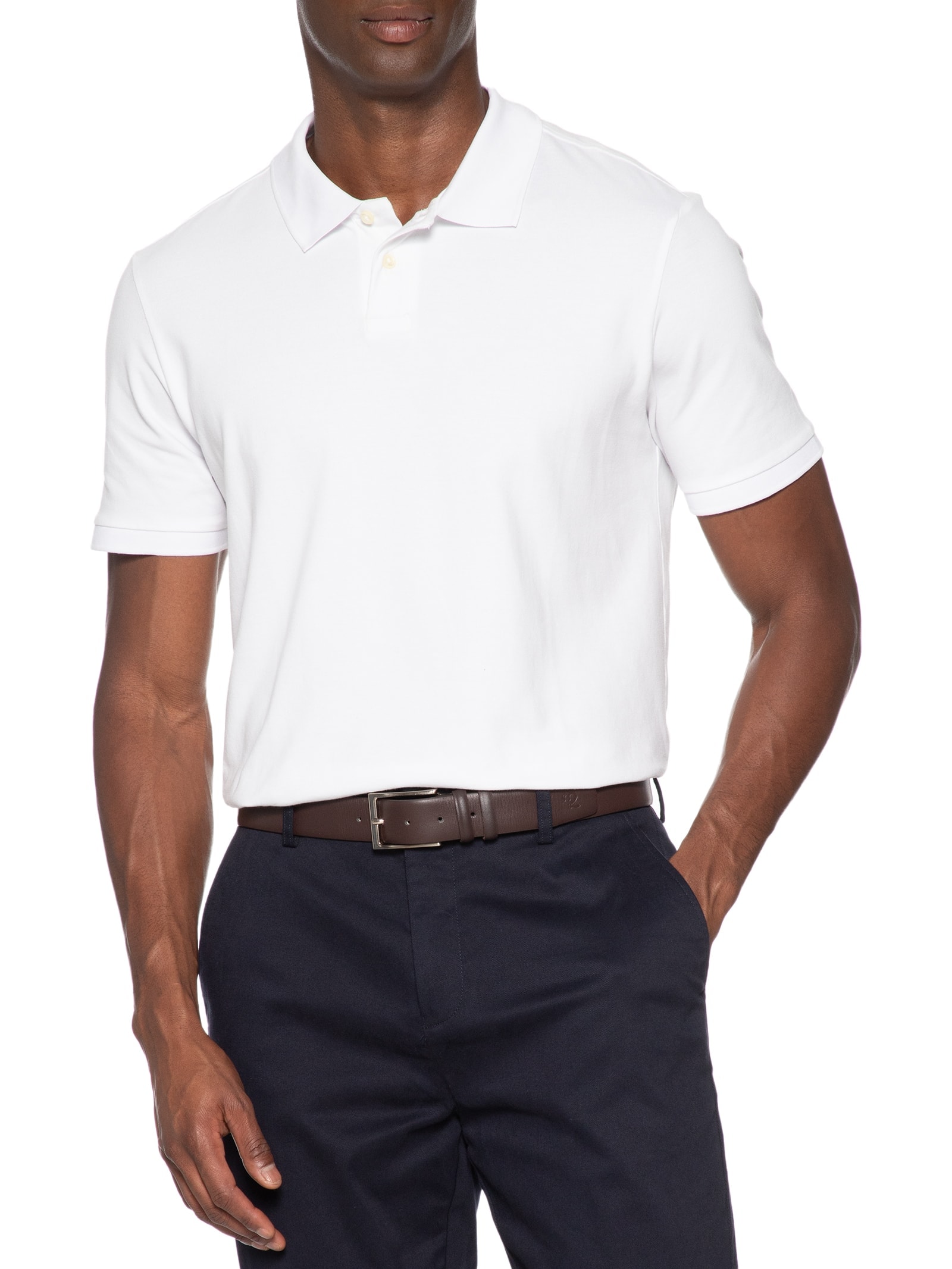 Kit Presenteável Masculino Cinto E Porta Cartão Couro Legítimo Marrom '2 Essential