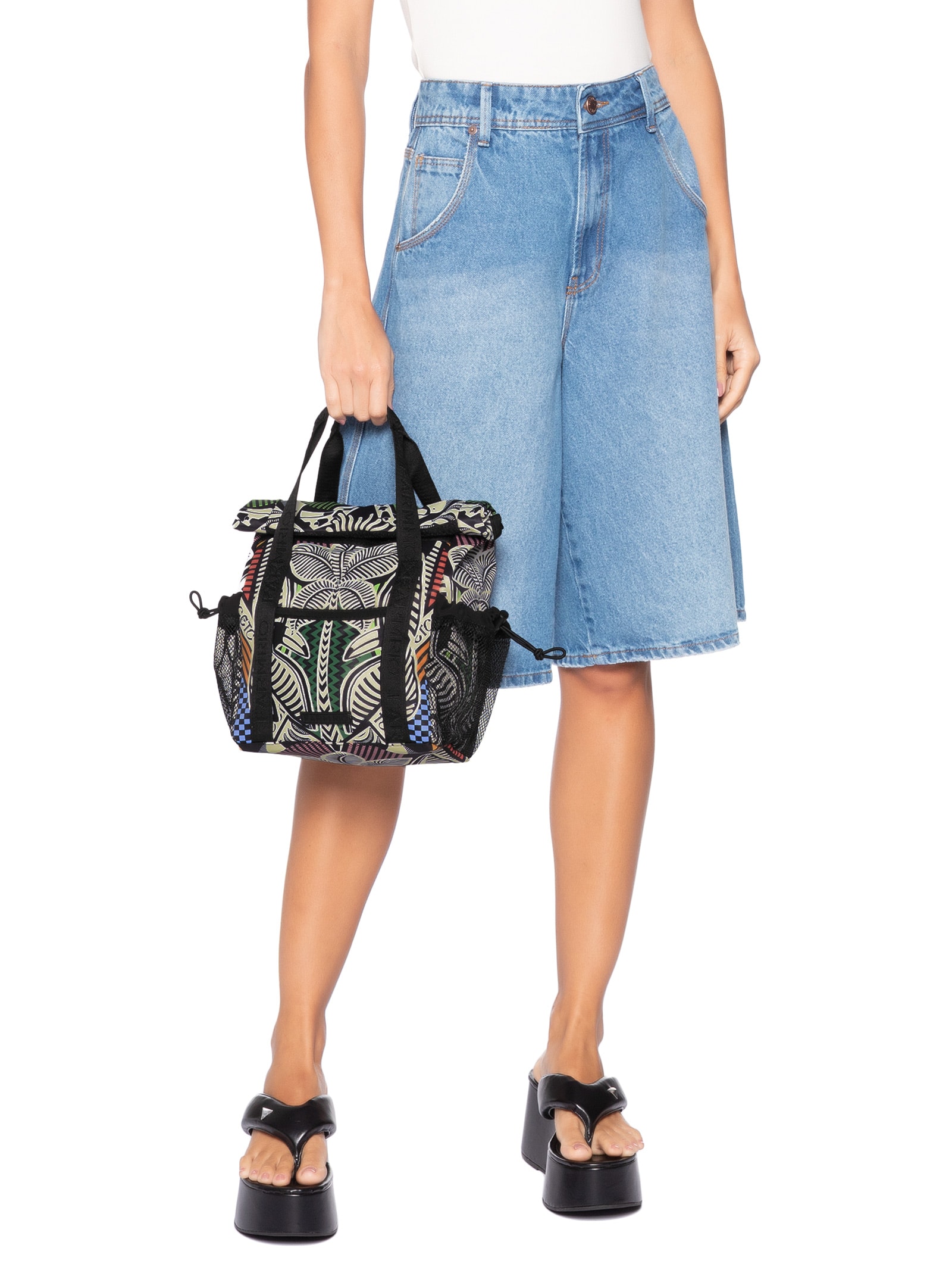 Lancheira Feminino Nova Ri Gráfico Rolezin Tucano Preto Farm Etc