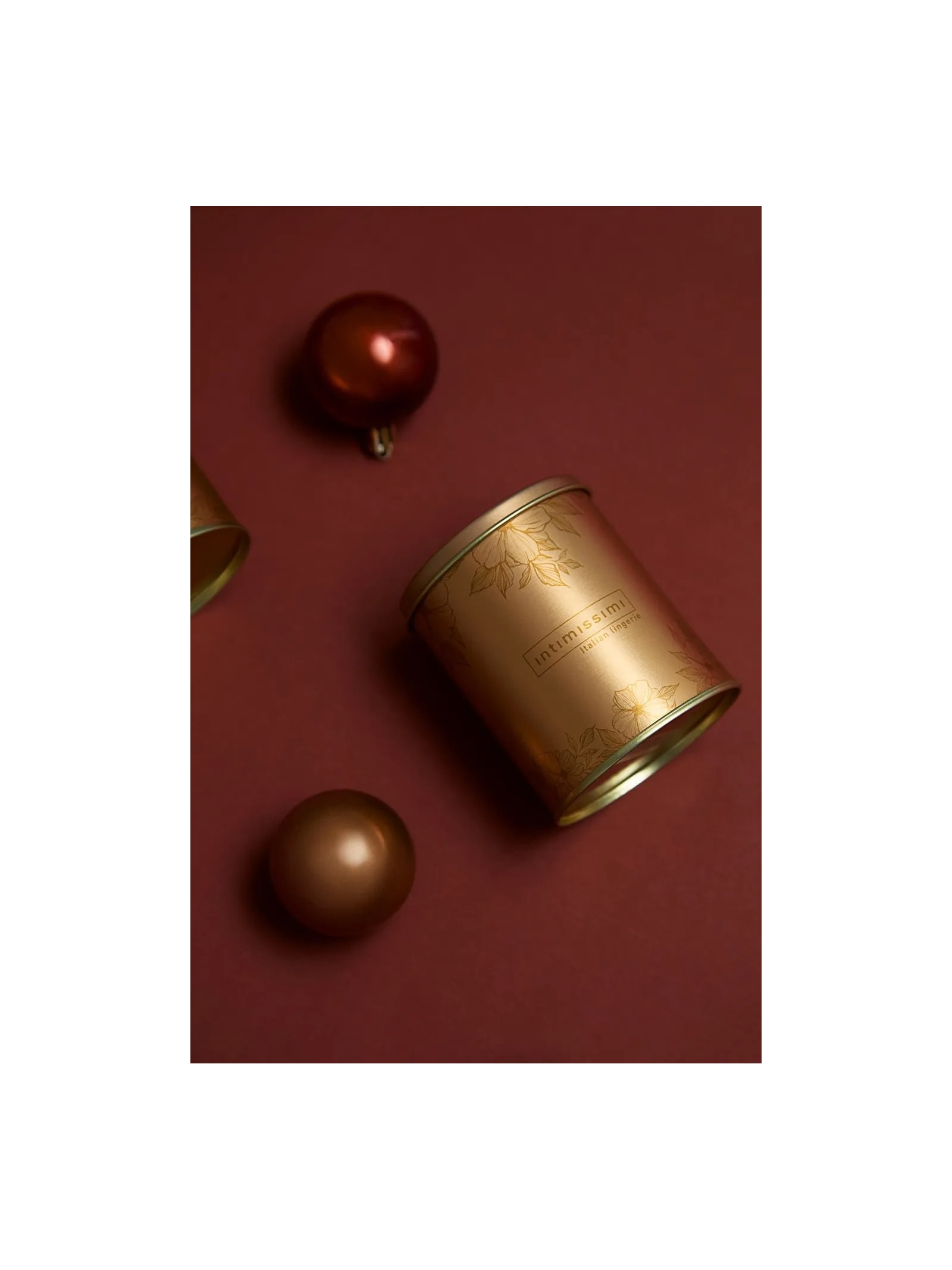 Latinha Colecionável Intimissimi Dourado Intimissimi