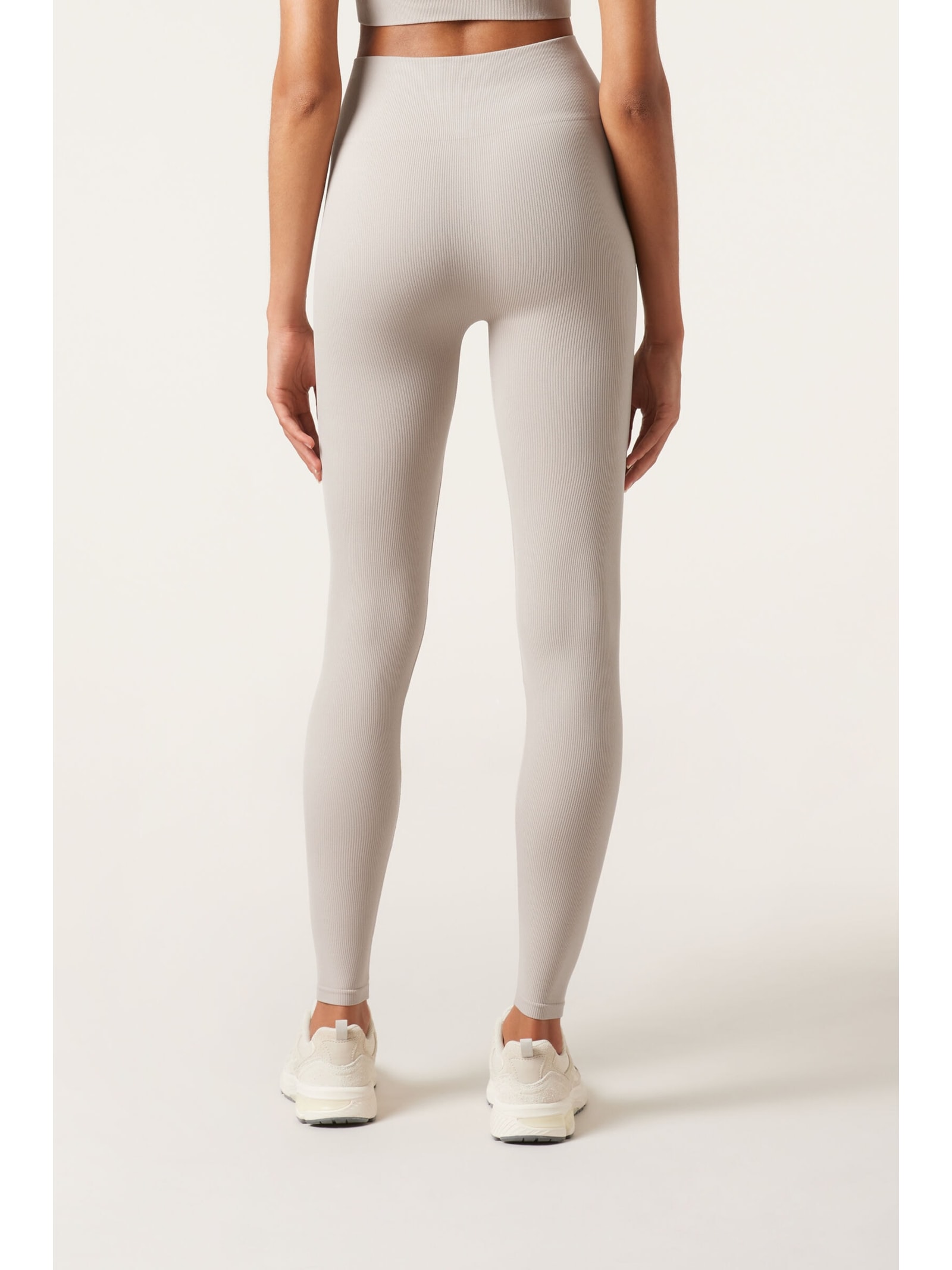 Legging Esportiva Seamless Cinza Calzedonia