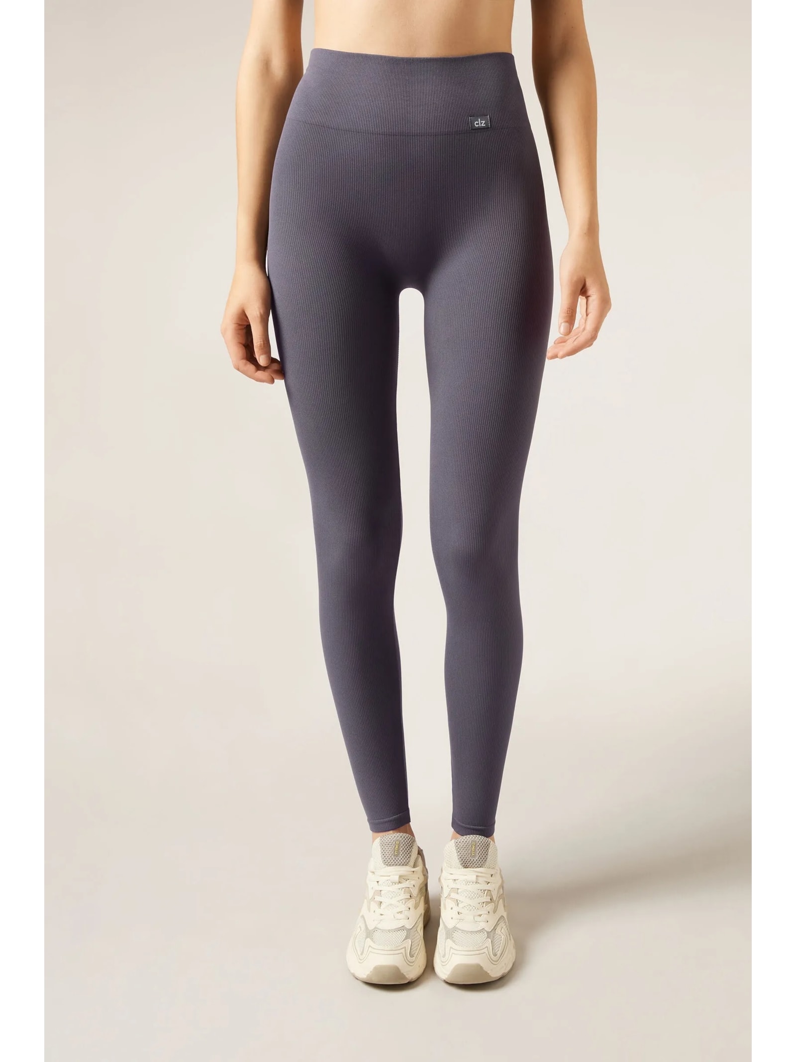 Legging Esportiva Seamless Cinza Calzedonia