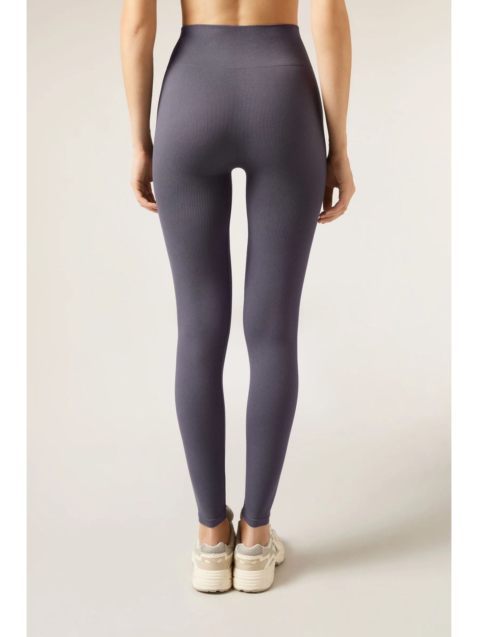 Legging Esportiva Seamless Cinza Calzedonia