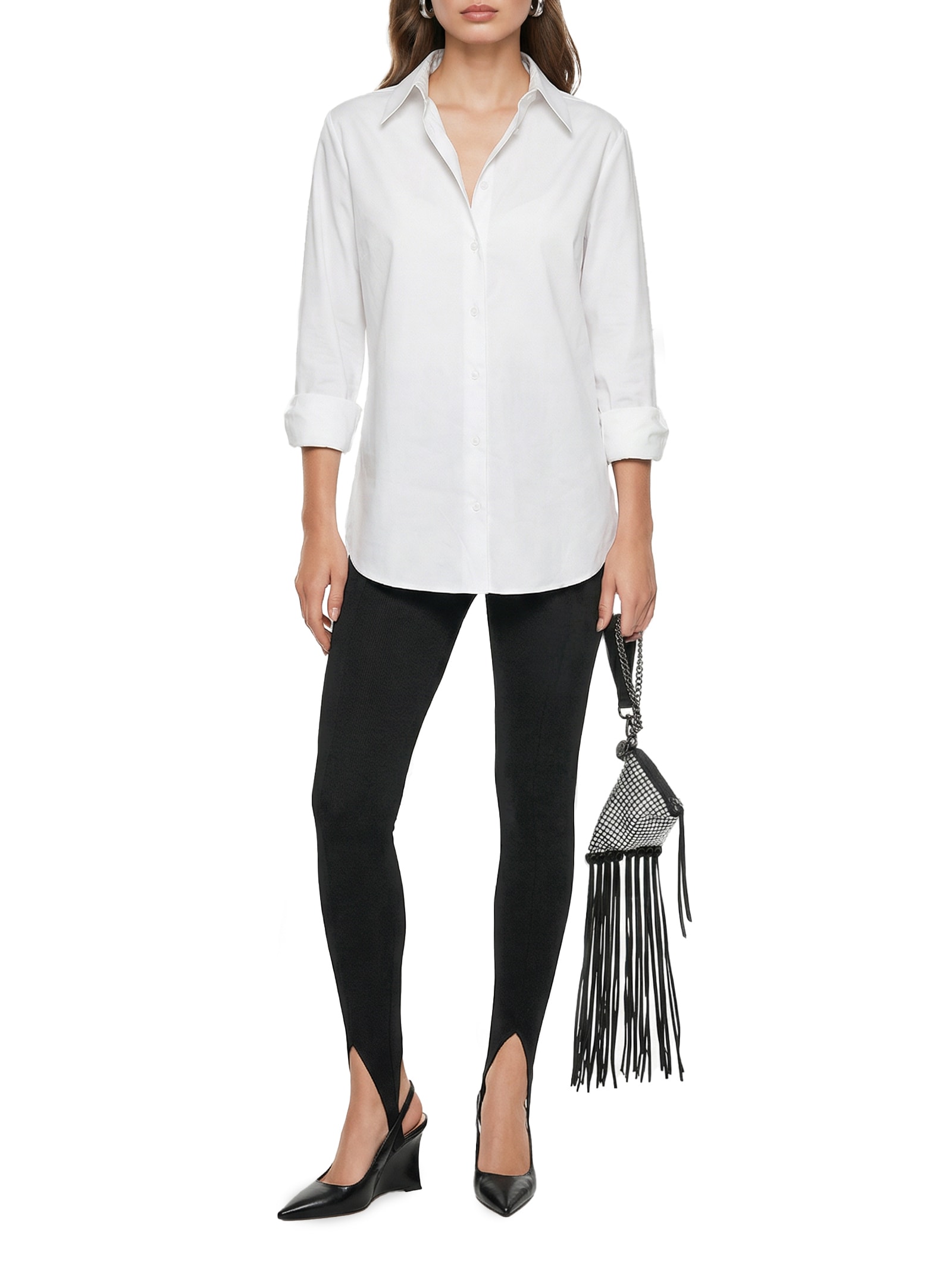 Legging Feminina Fuseau Cintura Alta Preto Lança Perfume