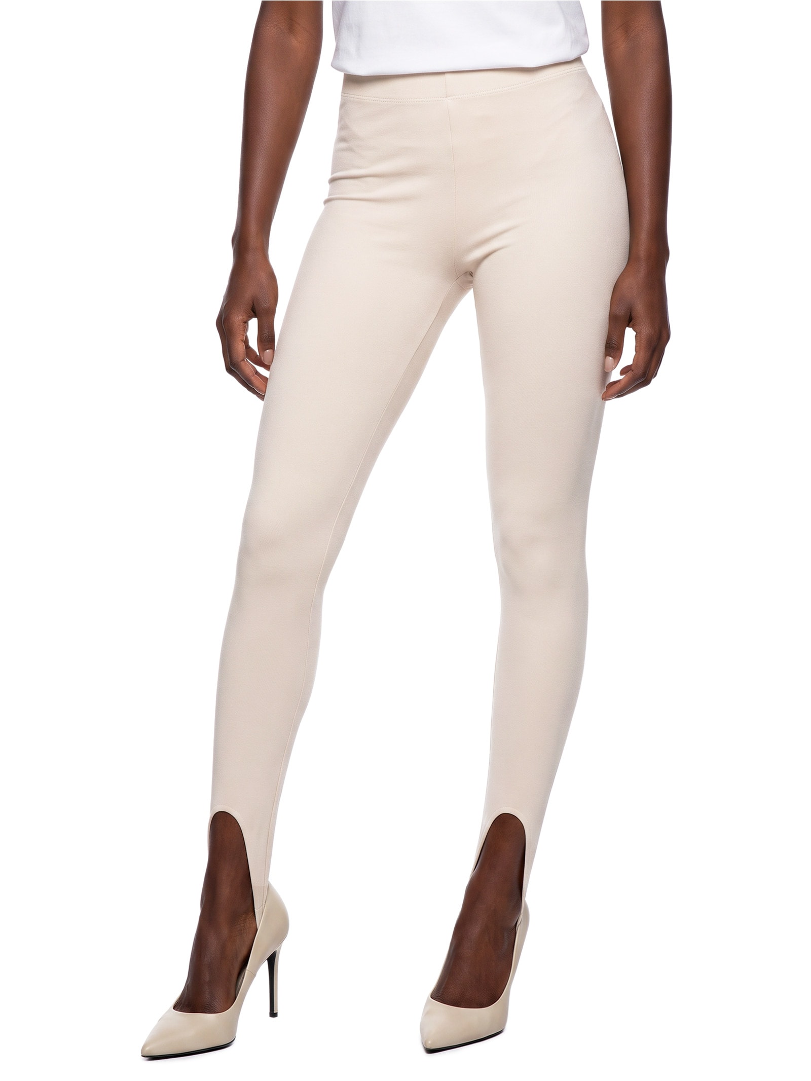 Legging Feminina Fusô Malha Pesada – Bege Lança Perfume