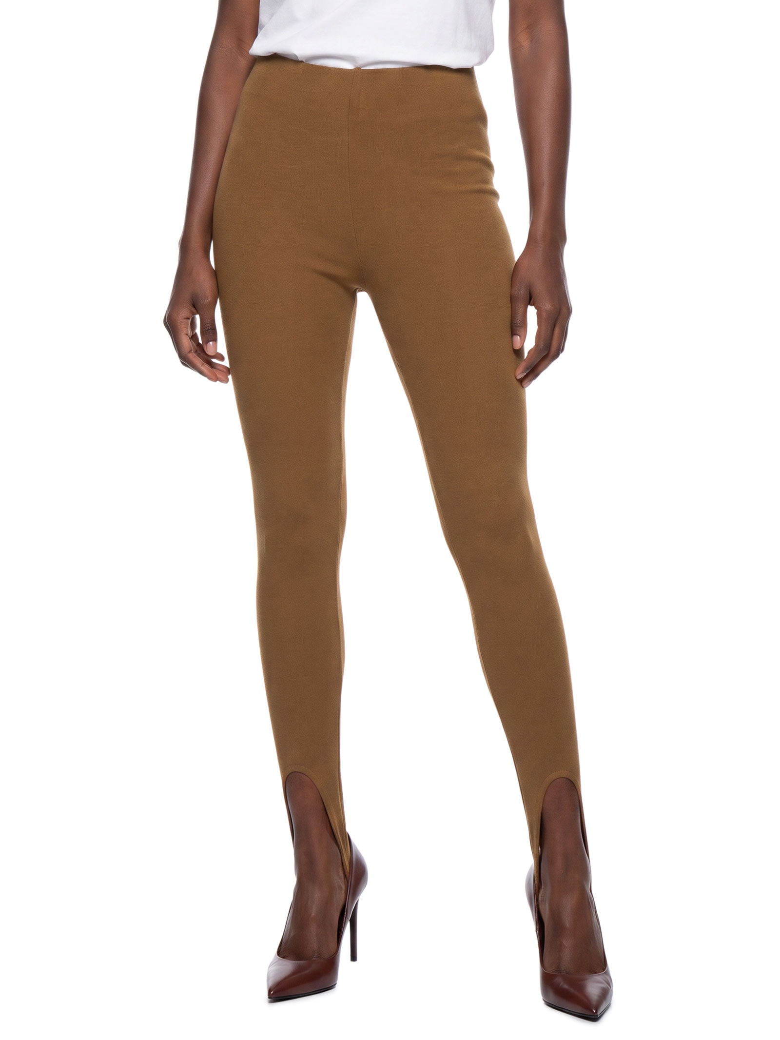 Legging Feminina Fusô Malha Pesada – Marrom Lança Perfume