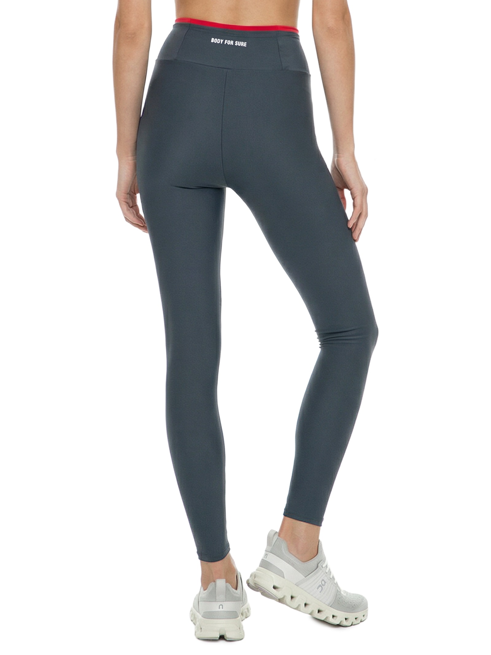 Legging Feminina Lisa Cinza Body For Sure