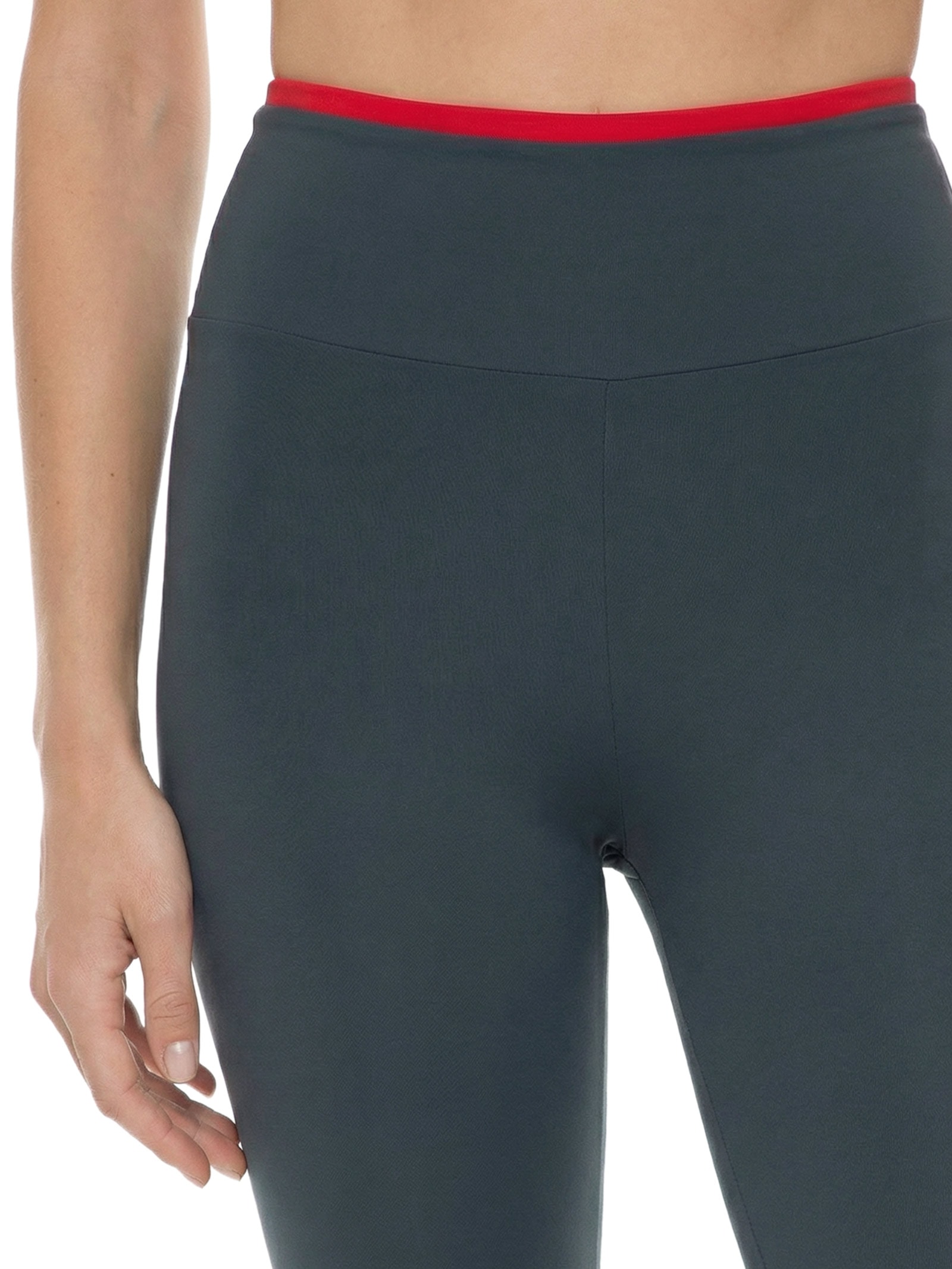 Legging Feminina Lisa Cinza Body For Sure