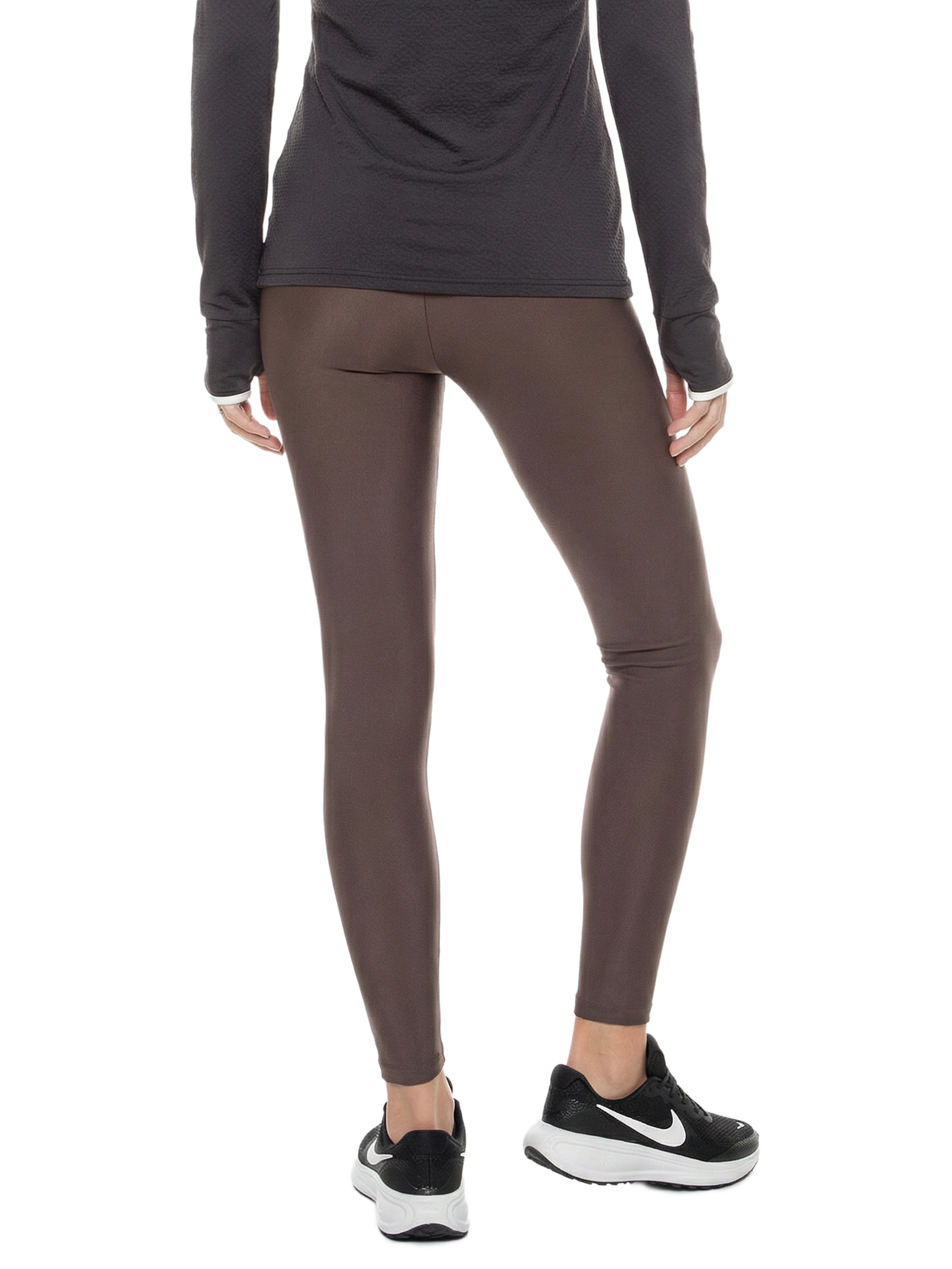 Legging Feminina Perfeita Lisa Marrom Body For Sure