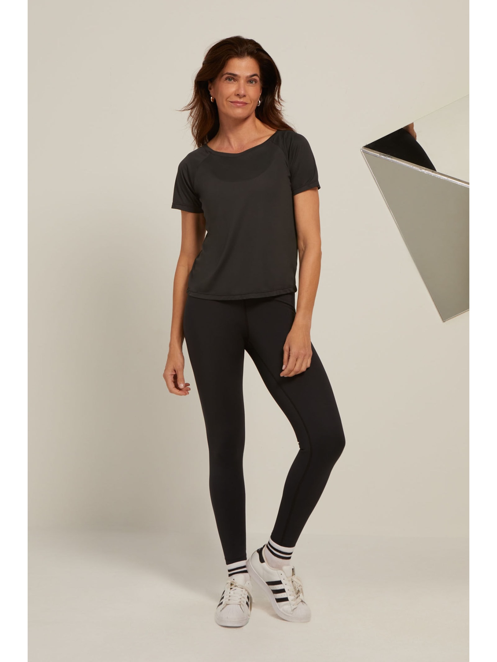 Legging Fitness Preta Soft Skin Bali Yogini