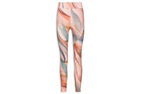 Legging Fitness Recortes Bolsos Estampado Desert