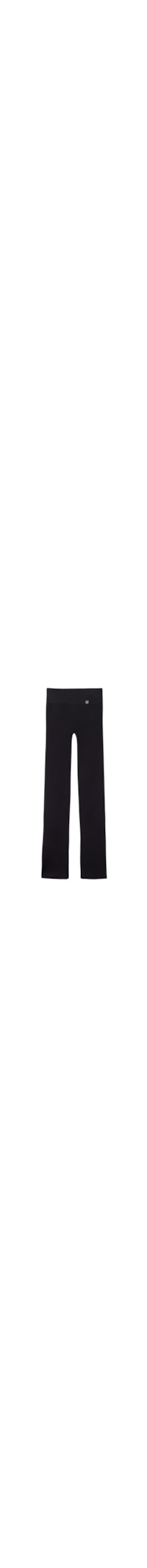 Legging Flare Com Abertura Lateral - Preto