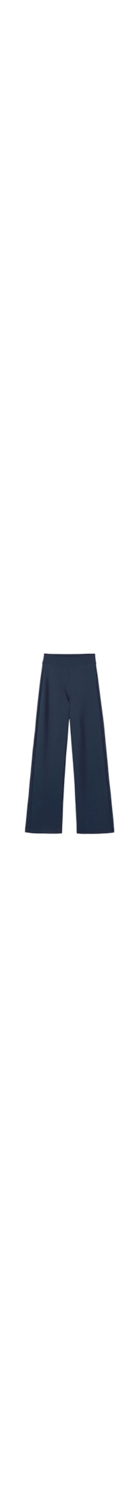 Legging Pantalona Em Malha Milano - Azul
