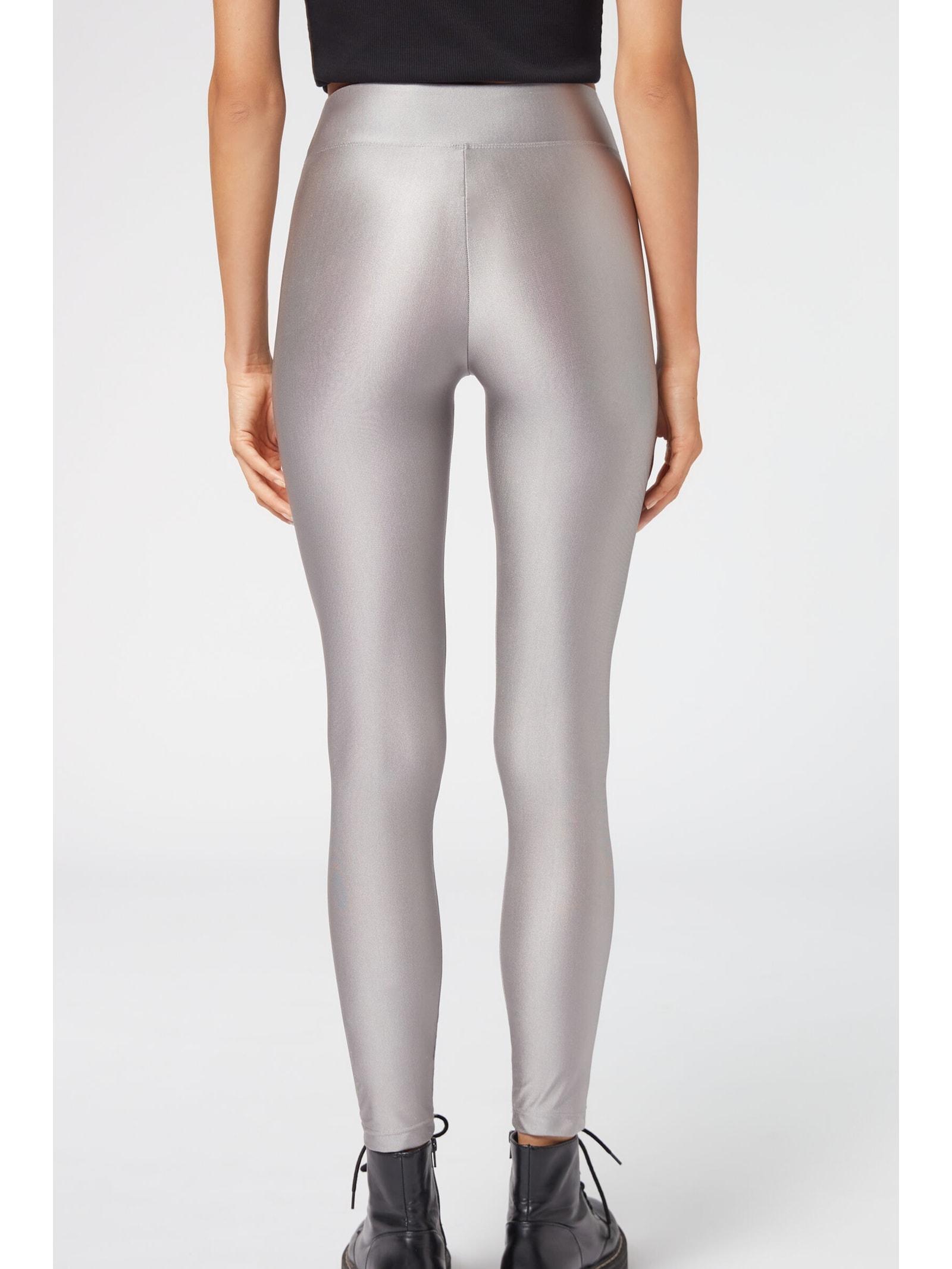 Legging Superbrilhante Cinza Calzedonia