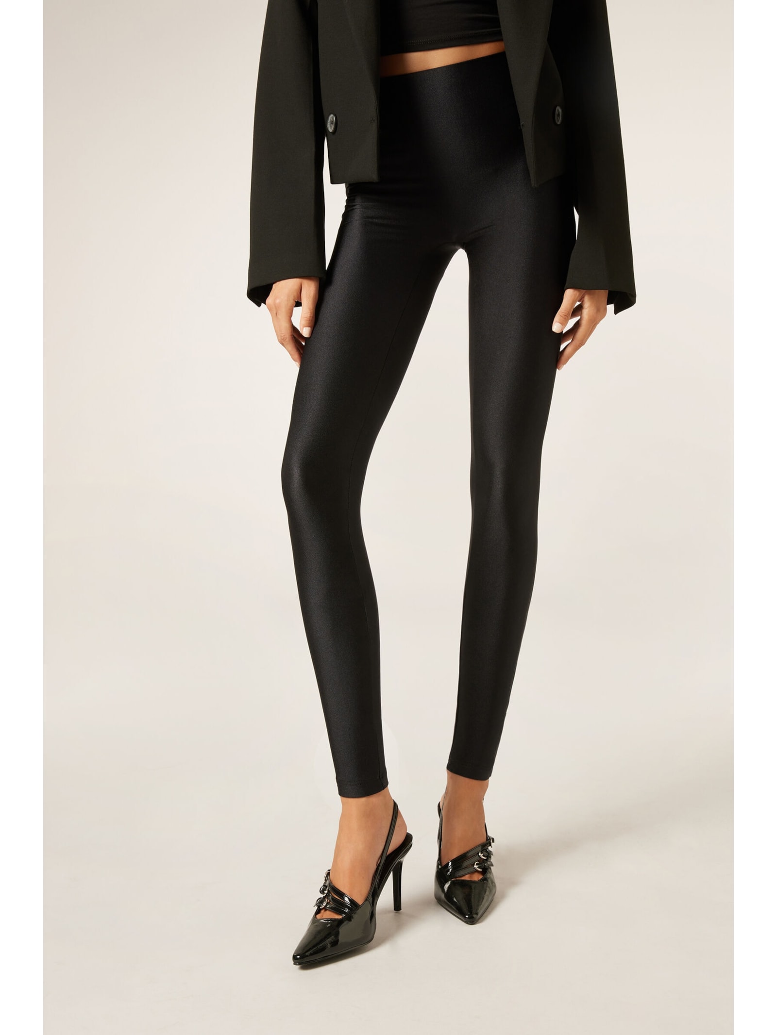 Legging Superbrilhante Preto Calzedonia