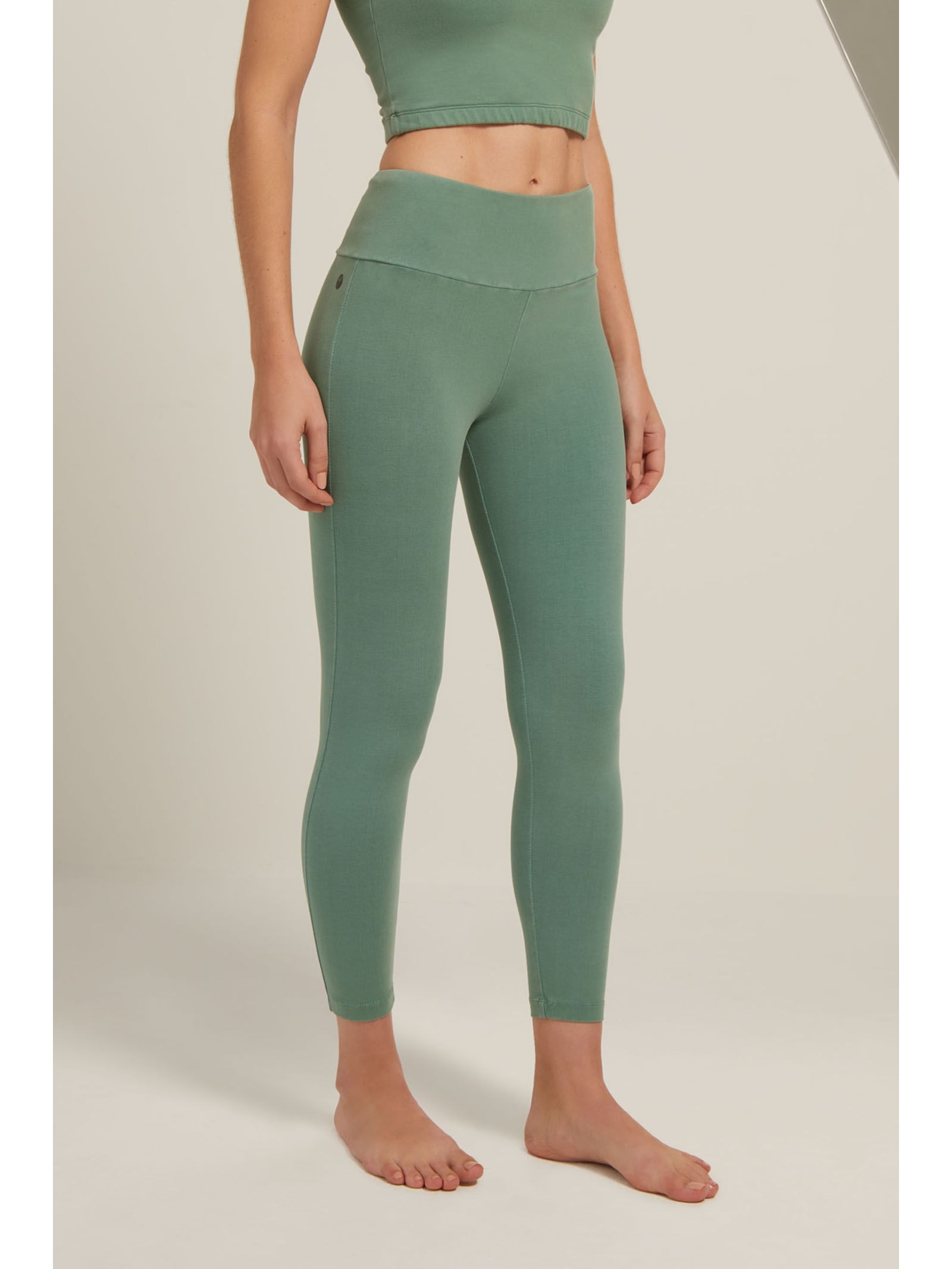 Legging Yoga Estonada Verde Zuri Yogini