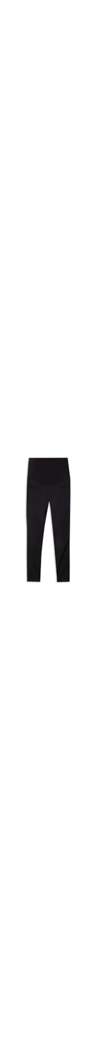 Leggings Jeans De Maternidade - Preto