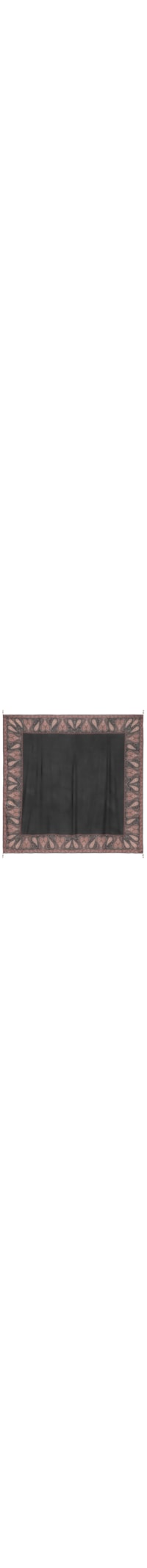 Lenço Estampa Cashmere - Preto