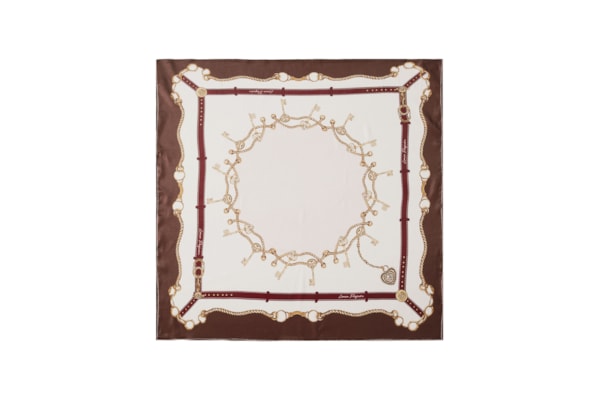 Lenço Feminino Acetinado Estampado - Rosa