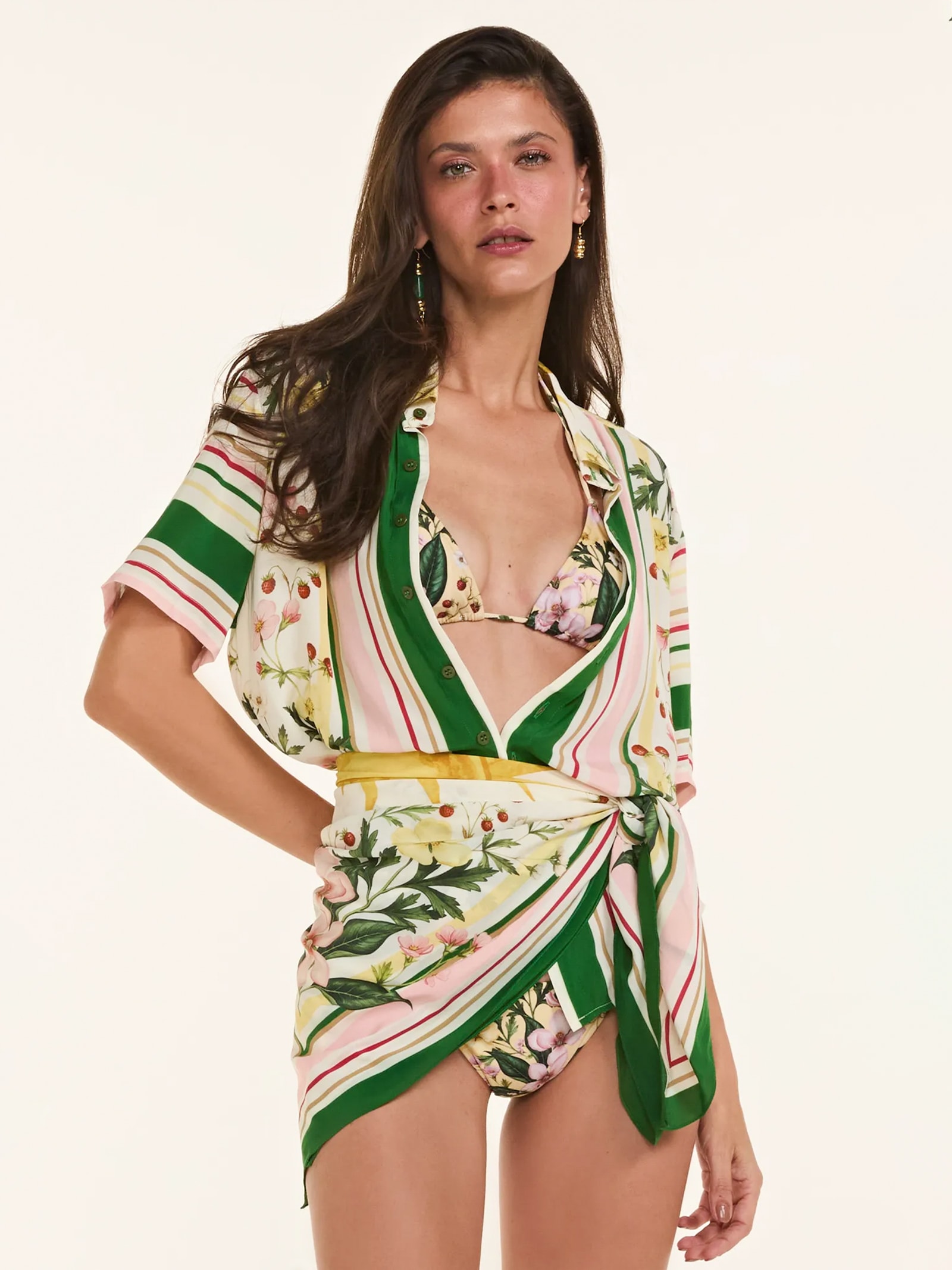 Lenço Feminino Amarelo Triya