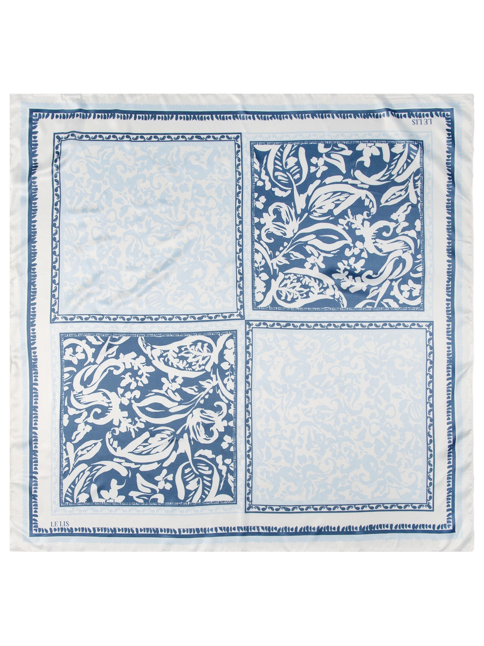 Lenço Feminino Bold Azul Le Lis