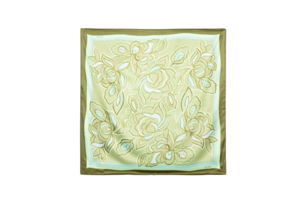 Lenço Feminino Bordado II - Verde