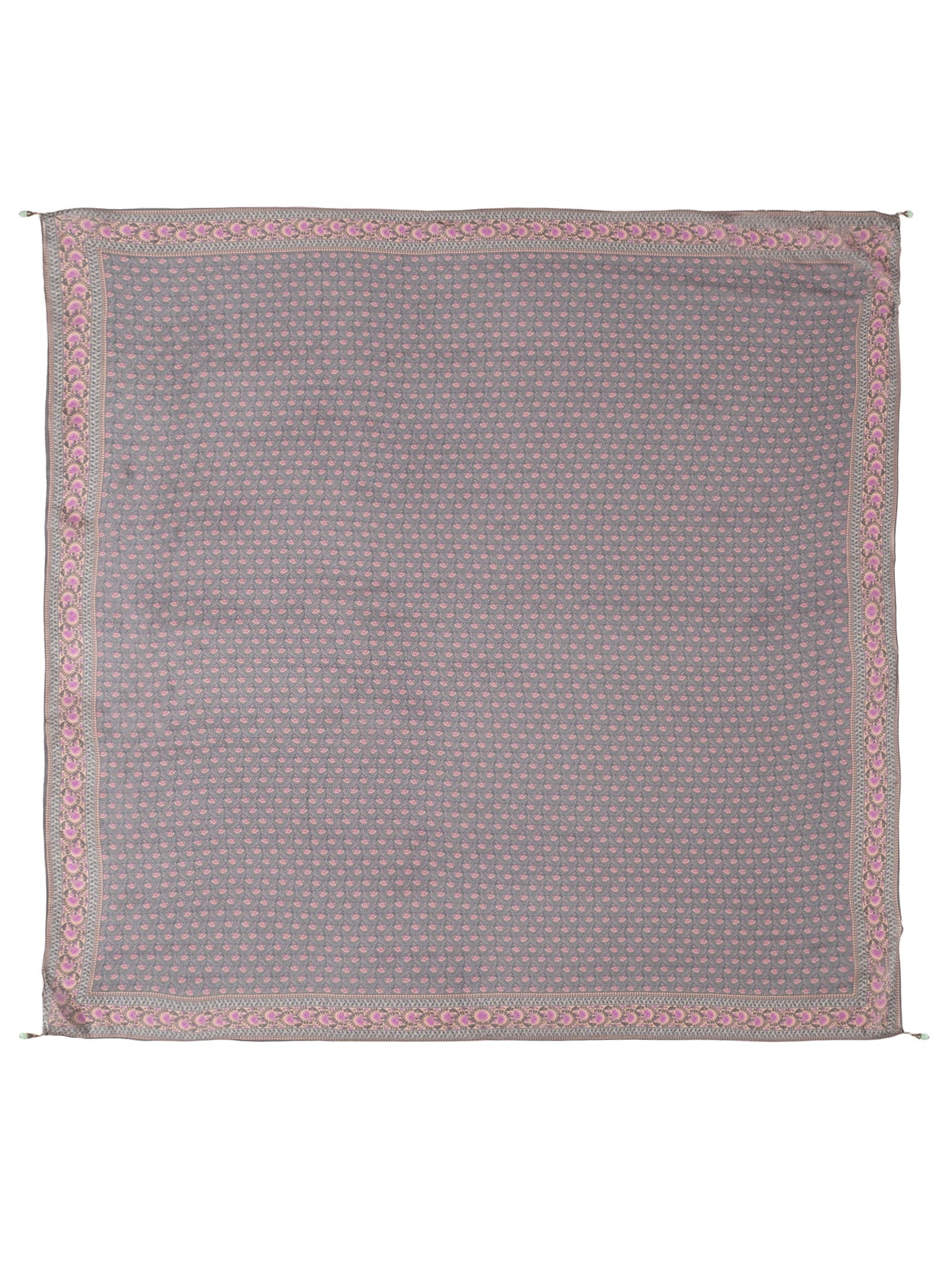 Lenço Feminino Est Arruda B Azul Maria Filó