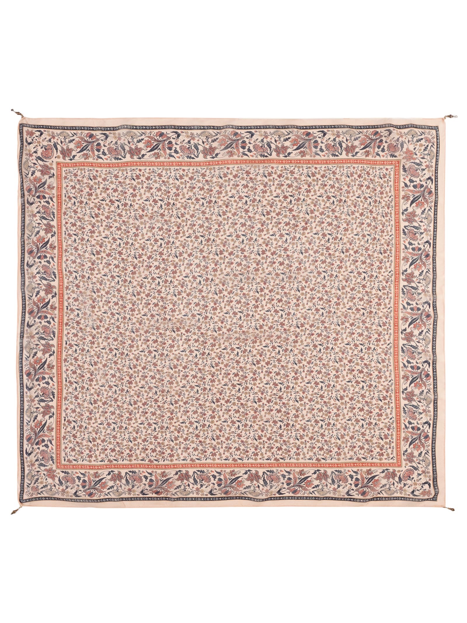 Lenço Feminino Estampa Bloom Bege Maria Filó