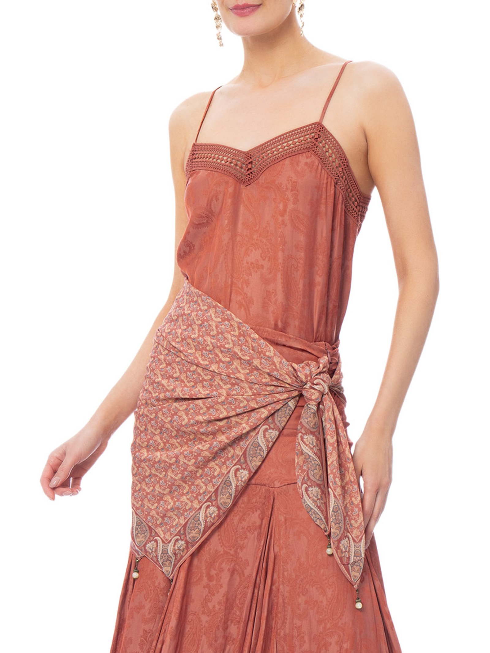 Lenço Feminino Estampa Camélia Rosa Maria Filó