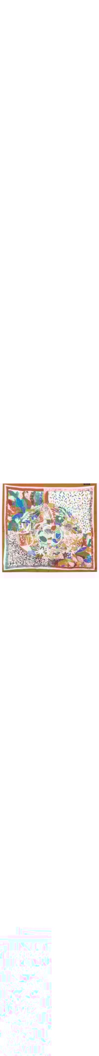 Lenço Feminino Estampado - Laranja