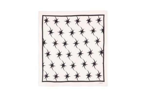 Lenço Feminino Estrela - Branco