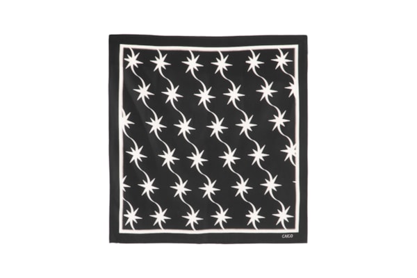 Lenço Feminino Estrela - Preto