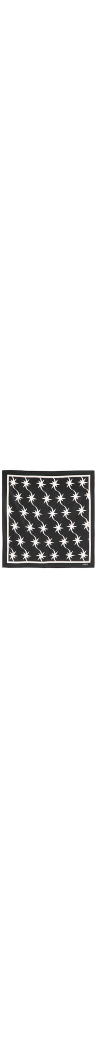Lenço Feminino Estrela - Preto