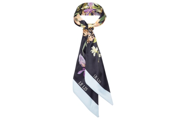 Lenço Feminino Floral Festa Blue - Azul