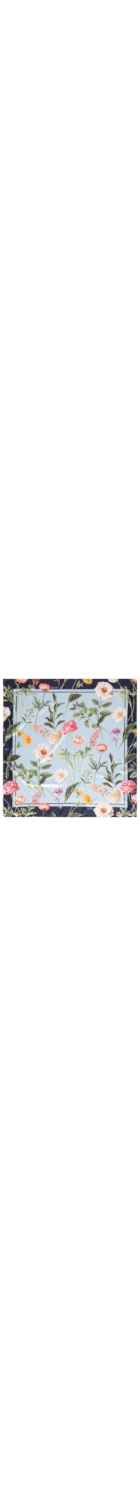 Lenço Feminino Jardim II - Preto