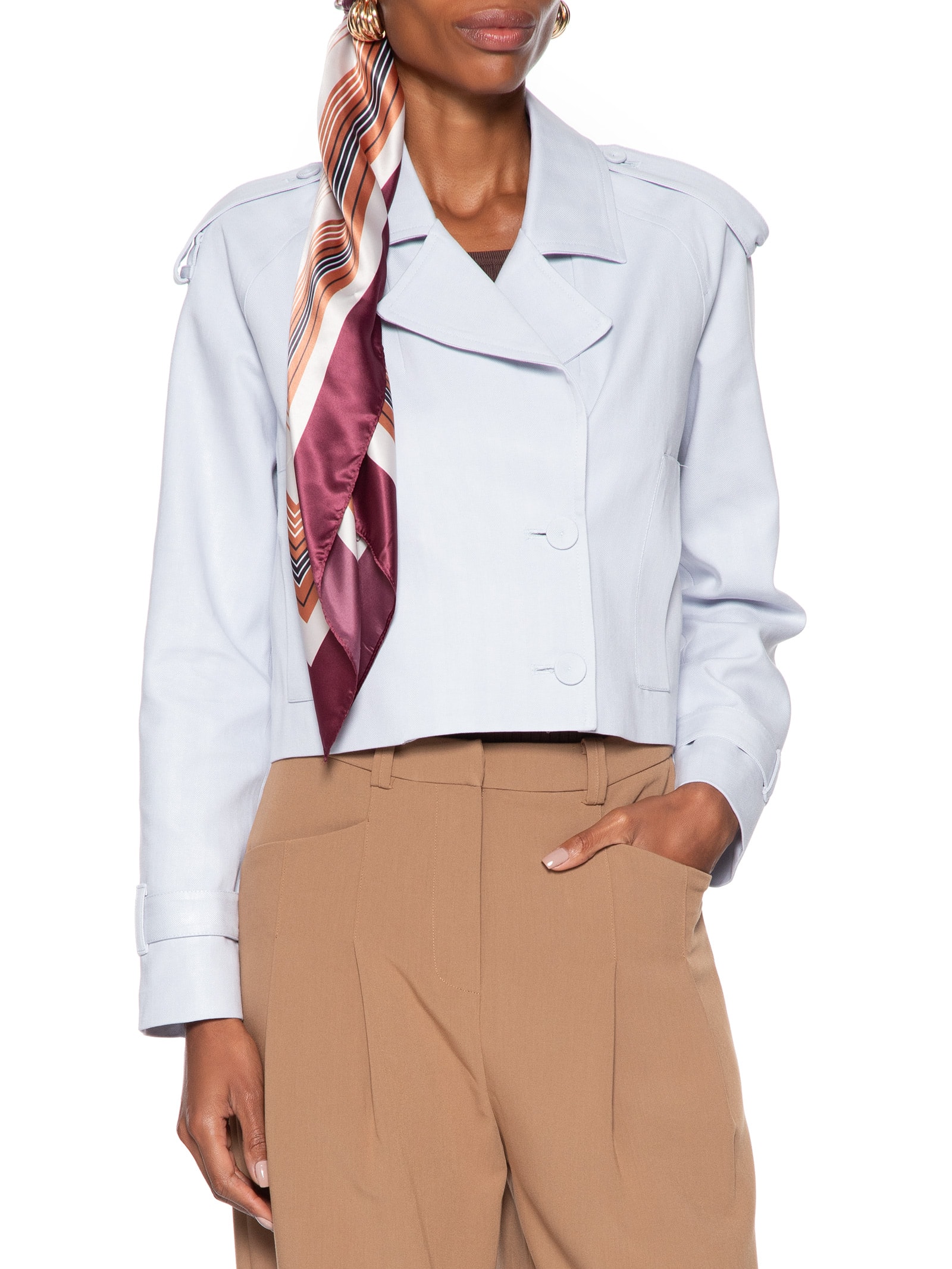 Lenço Feminino Listra II Rosa Le Lis