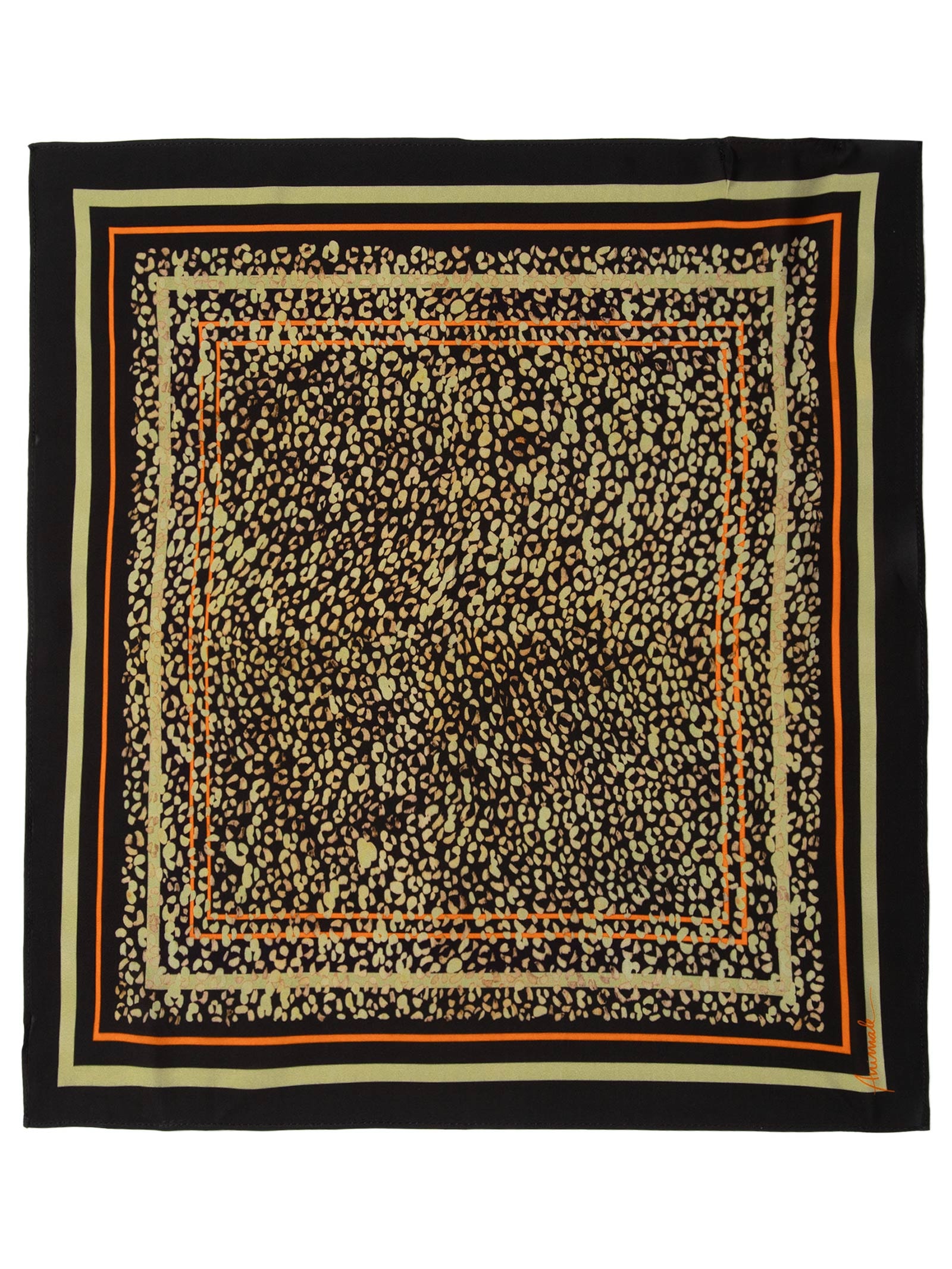 Lenço Feminino Onça Tina Hotel Bege Animale