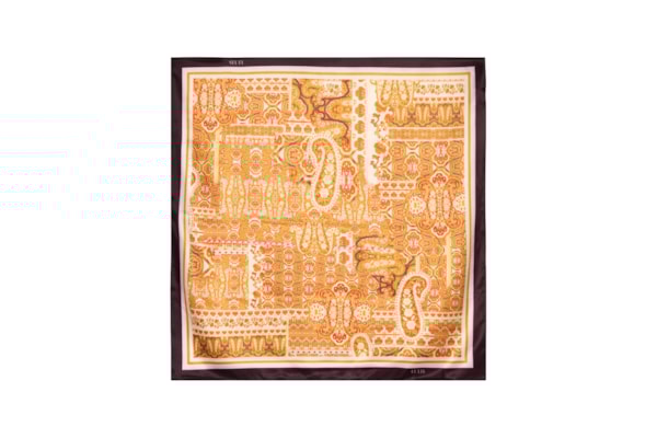 Lenço Feminino Paisley - Marrom