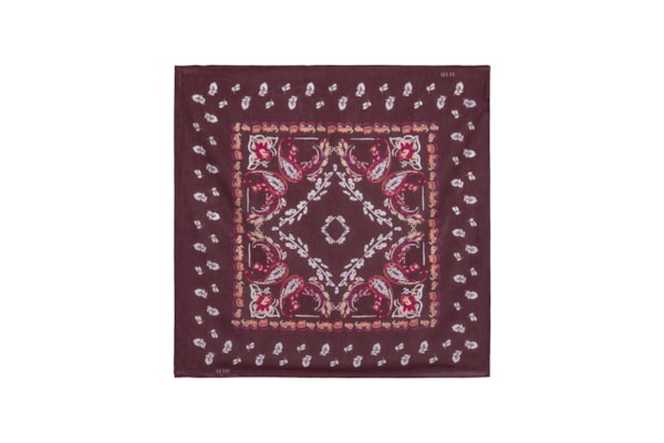 Lenço Feminino Paisley - Marrom